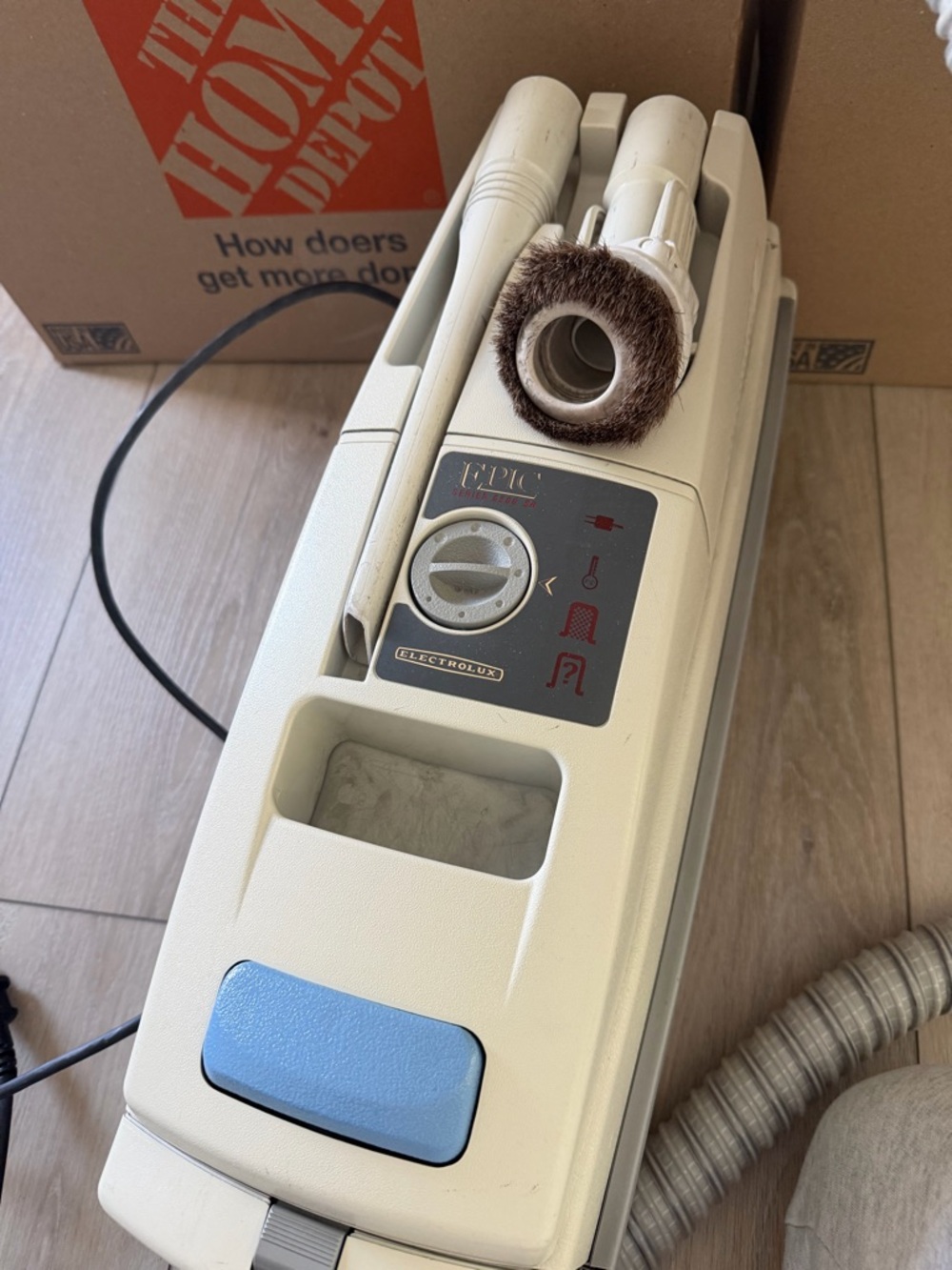 Electrolux Canister Vacuum Cleaner - Cream excellent condition with attachments